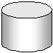 The cylinder icon used to represent a database