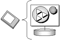 An UltraLite application on a single machine.