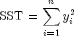 {rm SST}=sumlimits_{i=1}^n y_i^2