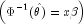 left(Phi^{-1}(hat{theta})=xbetaright
          )